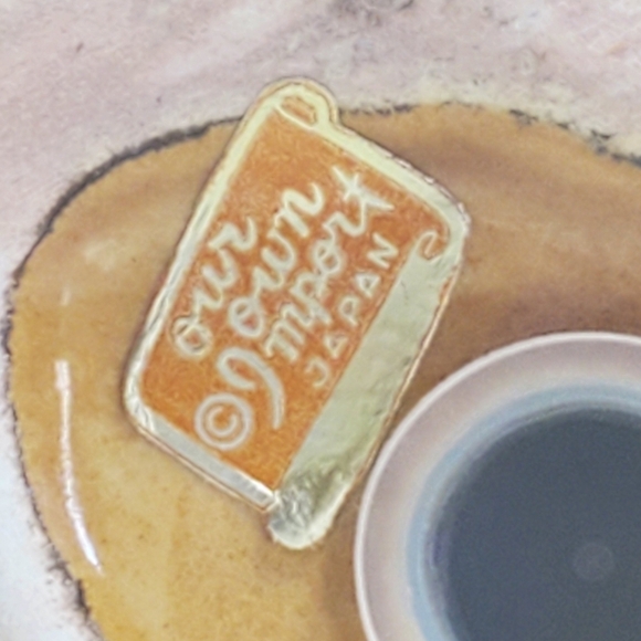 Salt & Pepper Vintage Ceramic Burlap Sack Shaker Set by "Our Own Import" Japan - Picture 9 of 10